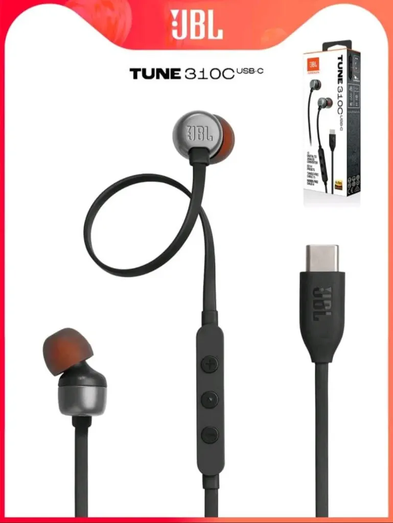 [NE310C] سماعات اذن ستيرو ماركة JBL تايب سي
